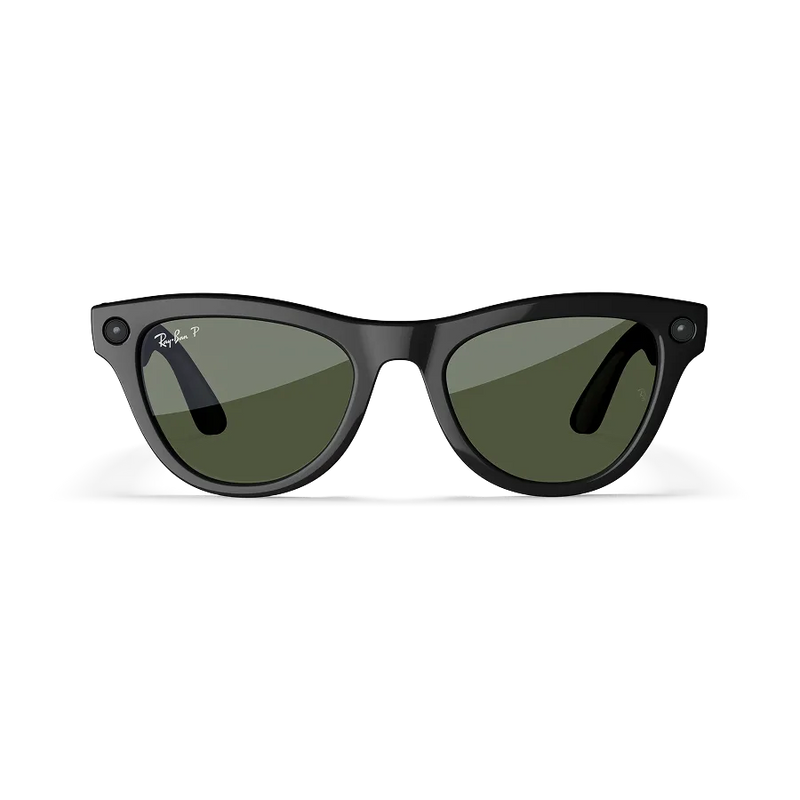 RAY-BAN | META GEN 2 SKYLER SHINY BLACK G15 GREEN