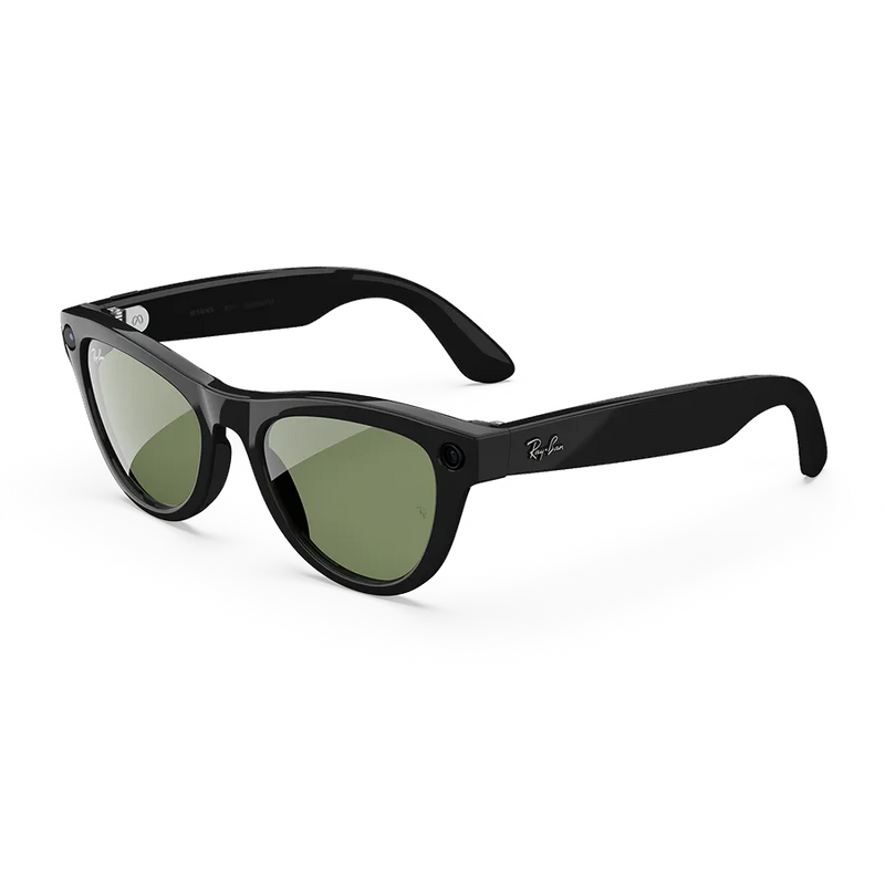 RAY-BAN | META GEN 2 SKYLER SHINY BLACK G15 GREEN