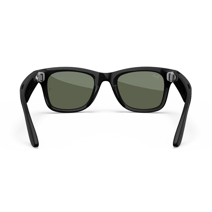 RAY-BAN | META WAYFARER Shiny Black Lenses G-15 Green - Smart Glasses UAE