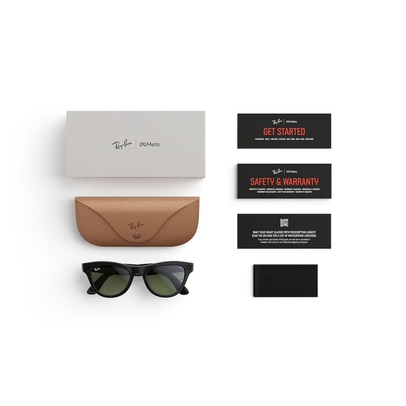 RAY-BAN | META GEN 2 SKYLER SHINY BLACK G15 GREEN