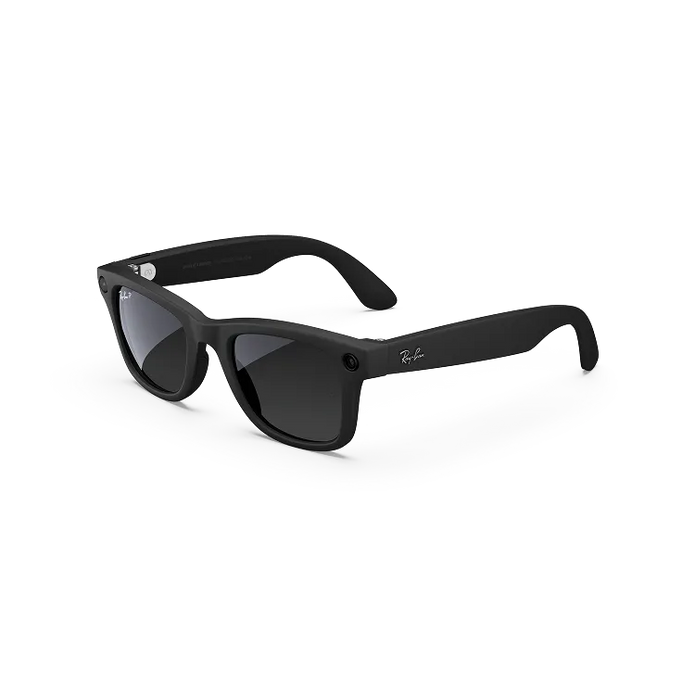 RAY-BAN | META WAYFARER Frame Matte Black Lenses Graphite - Smart Glasses UAE