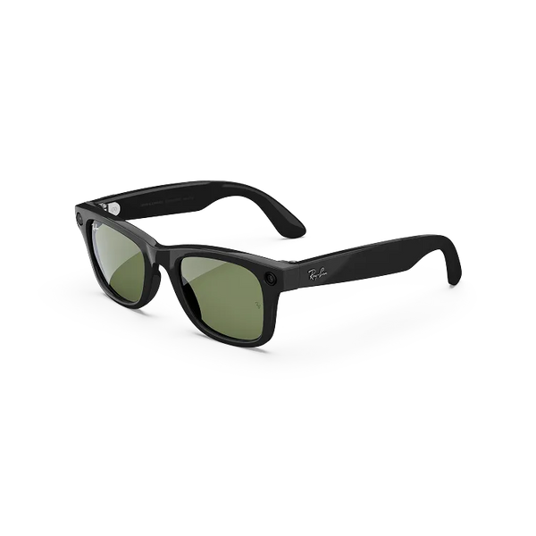 RAY-BAN | META Headliner GEN 2 Frame Shiny Black Lenses G-15 Green