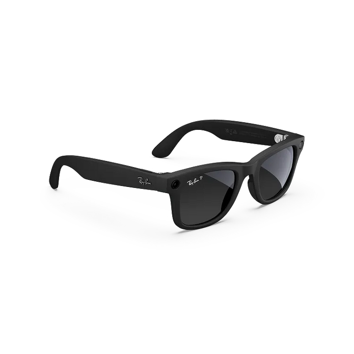 RAY-BAN | META WAYFARER Frame Matte Black Lenses Graphite - Smart Glasses UAE
