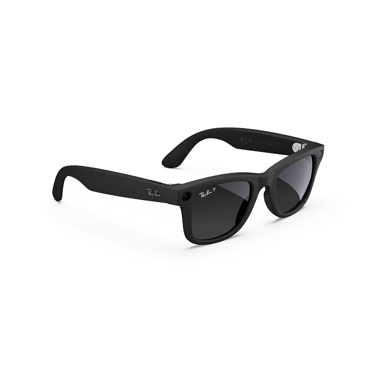 RAY-BAN | META WAYFARER Frame Matte Black Lenses Graphite