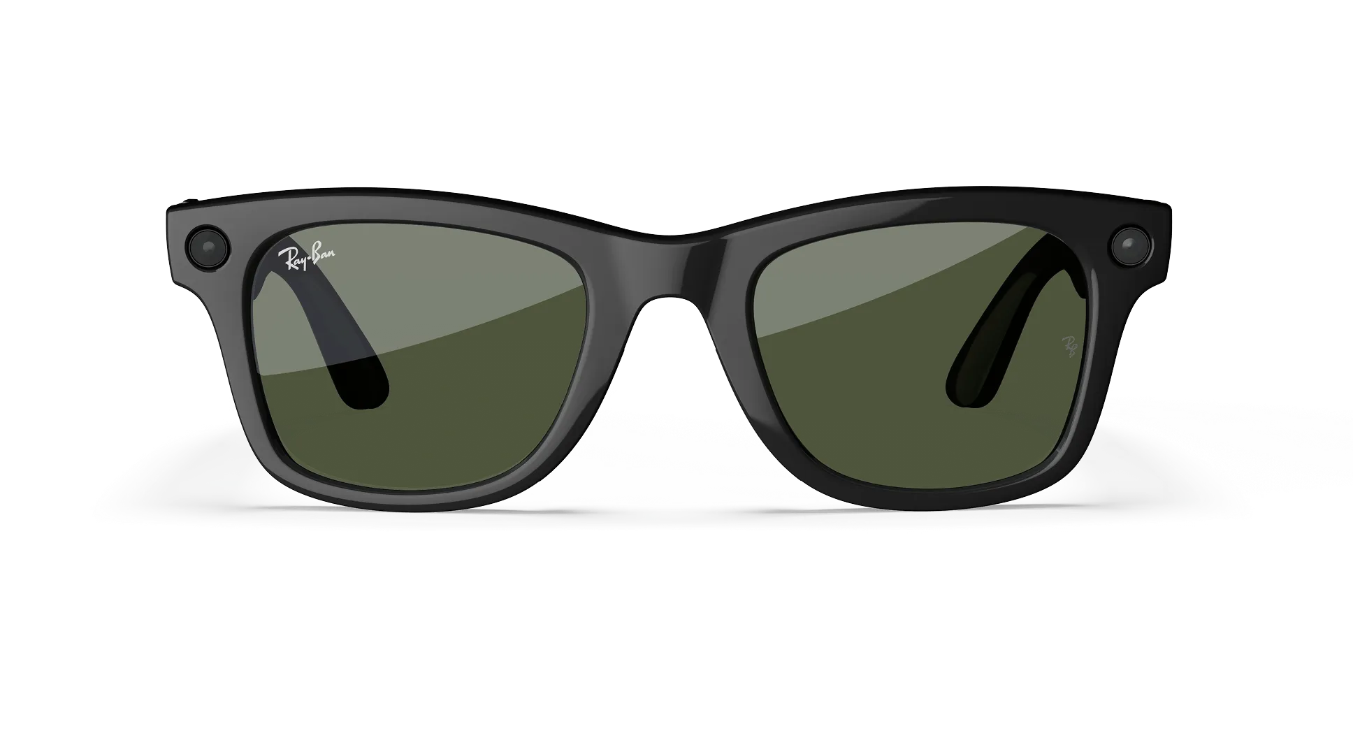 RAY-BAN | META WAYFARER GEN 2 Frame Shiny Black Lenses G-15 Green