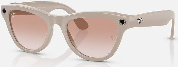 RAY-BAN | META SKYLER SHINY CHALKY GRAY TRANSITIONS SAPPHIRE - Smart Glasses UAE