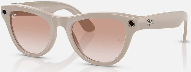 RAY-BAN | META SKYLER SHINY CHALKY GRAY TRANSITIONS SAPPHIRE