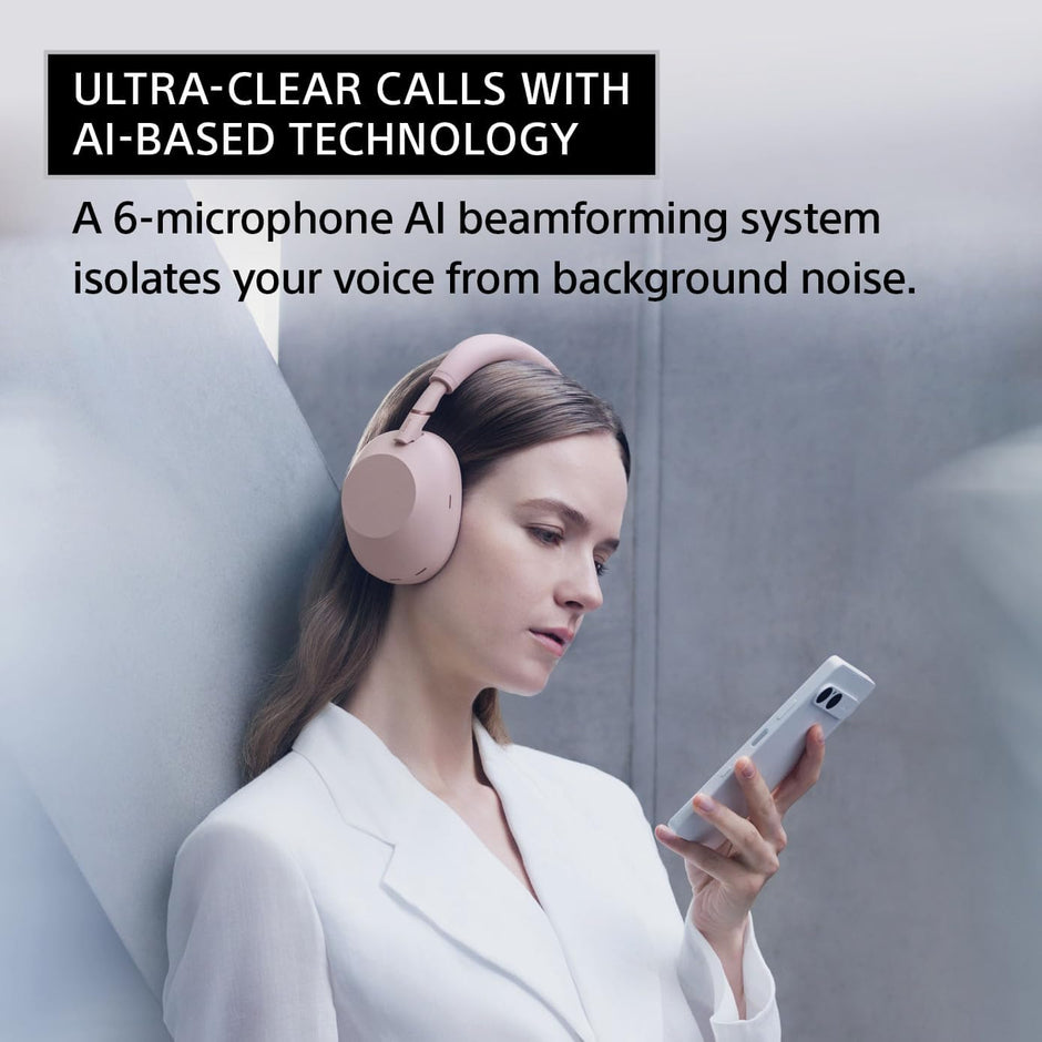 Sony WH-1000XM6 Wireless Noise Cancelling Headphones – HD NC Processor QN3, 12-Mic Adaptive ANC, 30H Battery, Studio-Quality Sound UAE